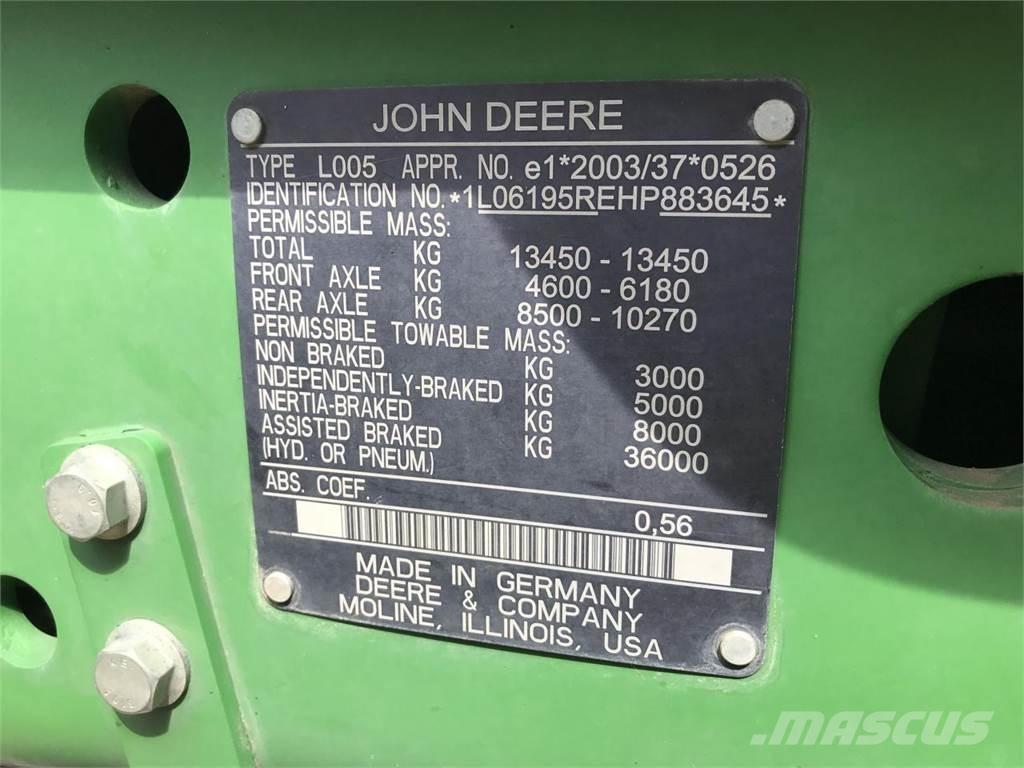 John Deere 6195R Трактори