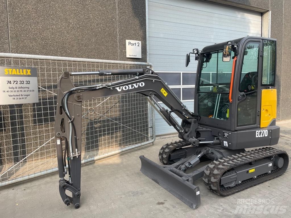 Volvo EC27D Мини екскаватори < 7 т