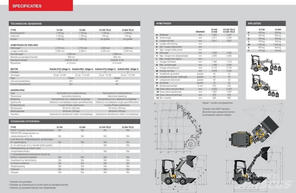 GiANT G 1200 Мини товарачи