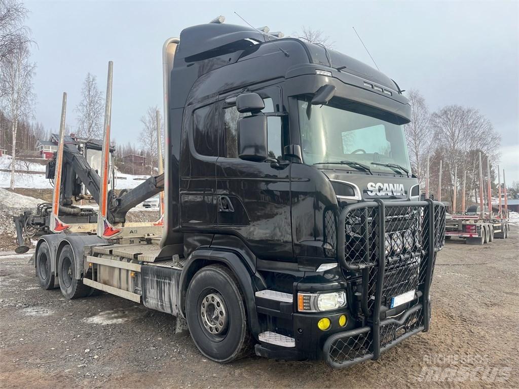 Scania R 580 За превоз на дървени трупи
