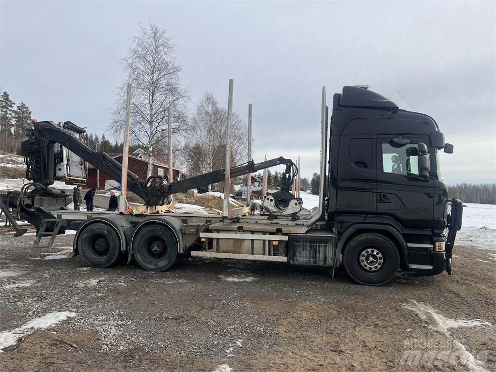 Scania R 580 За превоз на дървени трупи