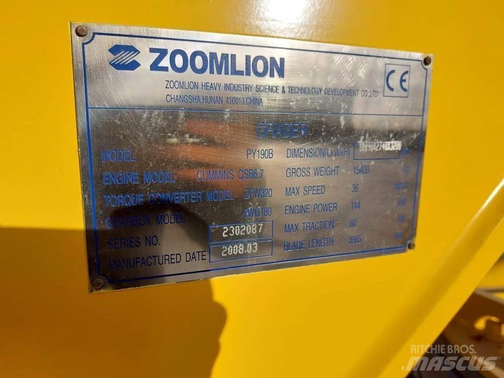 Zoomlion PY190B Грейдери
