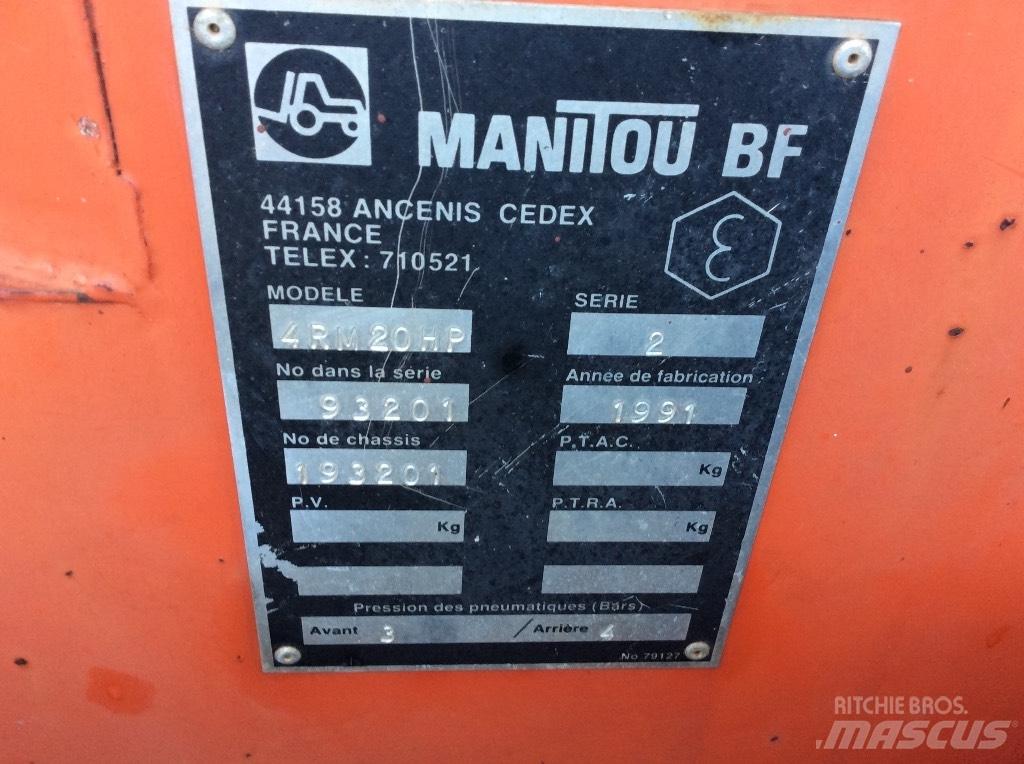 Manitou 4 RM 20 HP Предаване