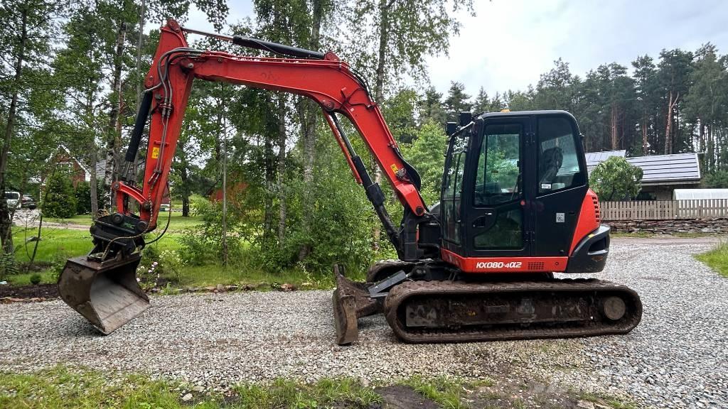 Kubota KX 080-4 CX Средни екскаватори 7т - 12т