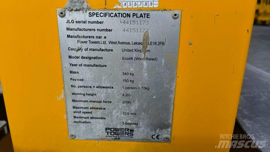 JLG Ecolift Мобилни асансьори
