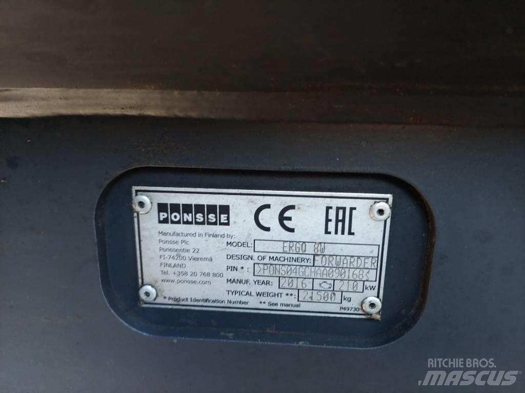 Ponsse Ergo 8W Харвестери