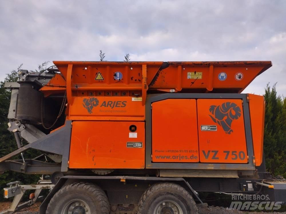 Arjes VZ 750 Шредери за отпадъци
