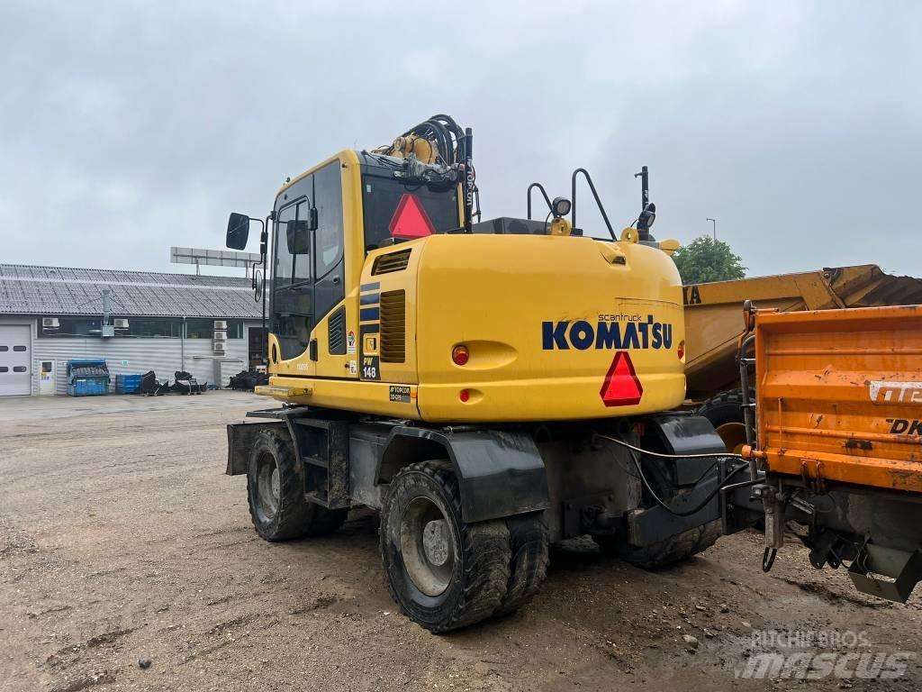 Komatsu PW 148 Колесни екскаватори