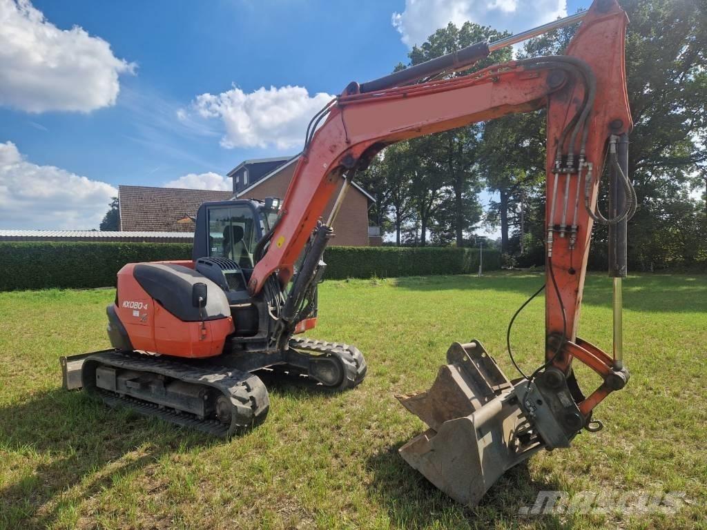 Kubota KX 080-4 Средни екскаватори 7т - 12т