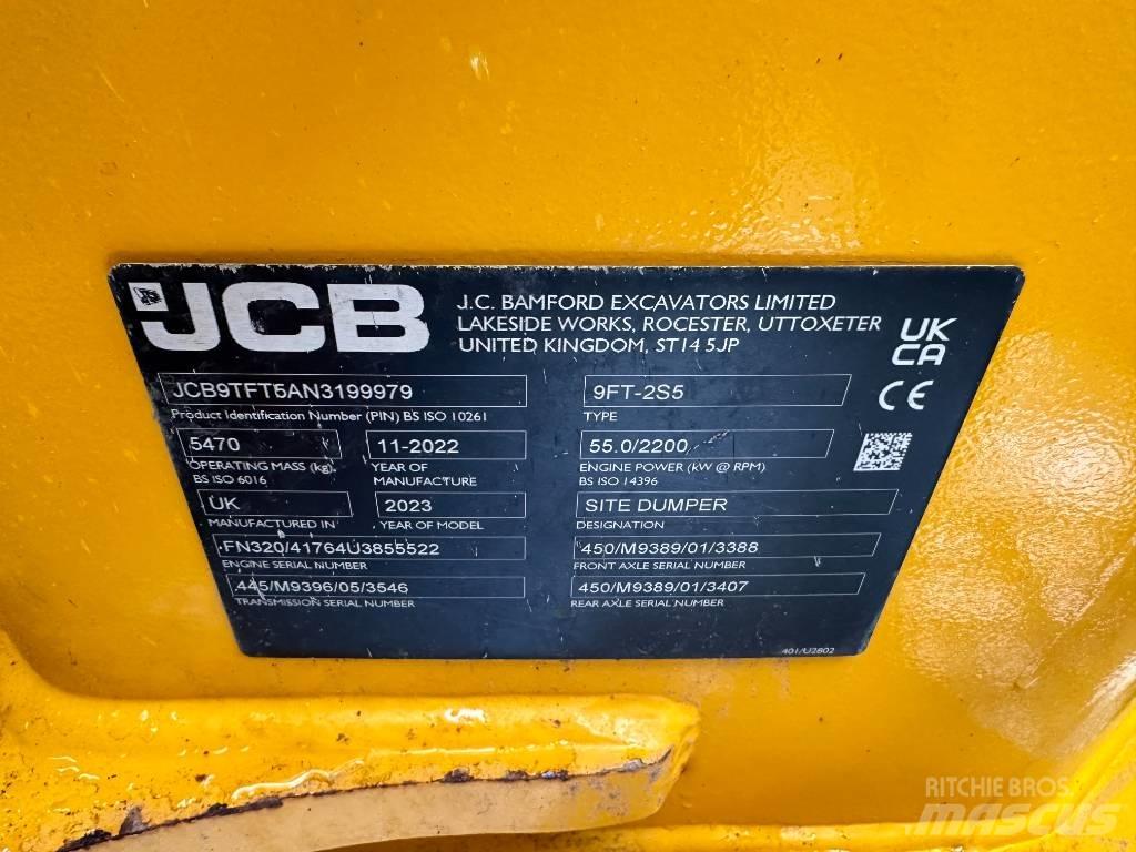 JCB 9 Ton Dumper Странични самосвали