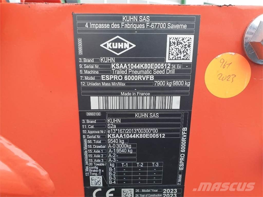 Kuhn ESPRO6000 Редосеялки