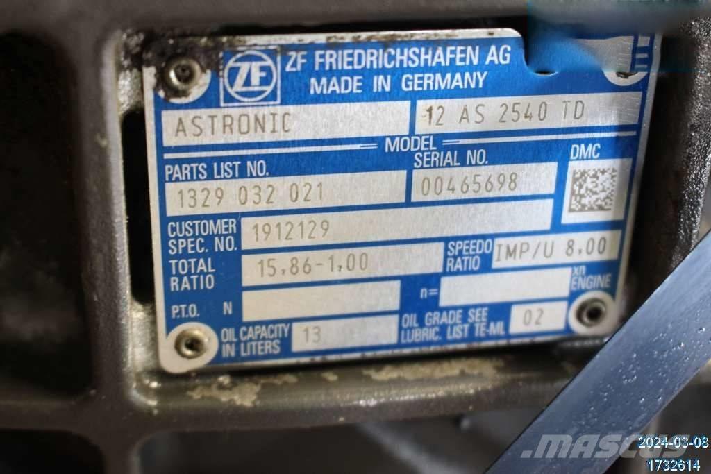 DAF XF 510 Скоросни кутии