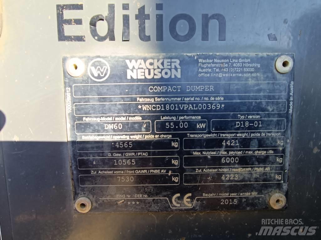 Wacker Neuson DW 60 Странични самосвали