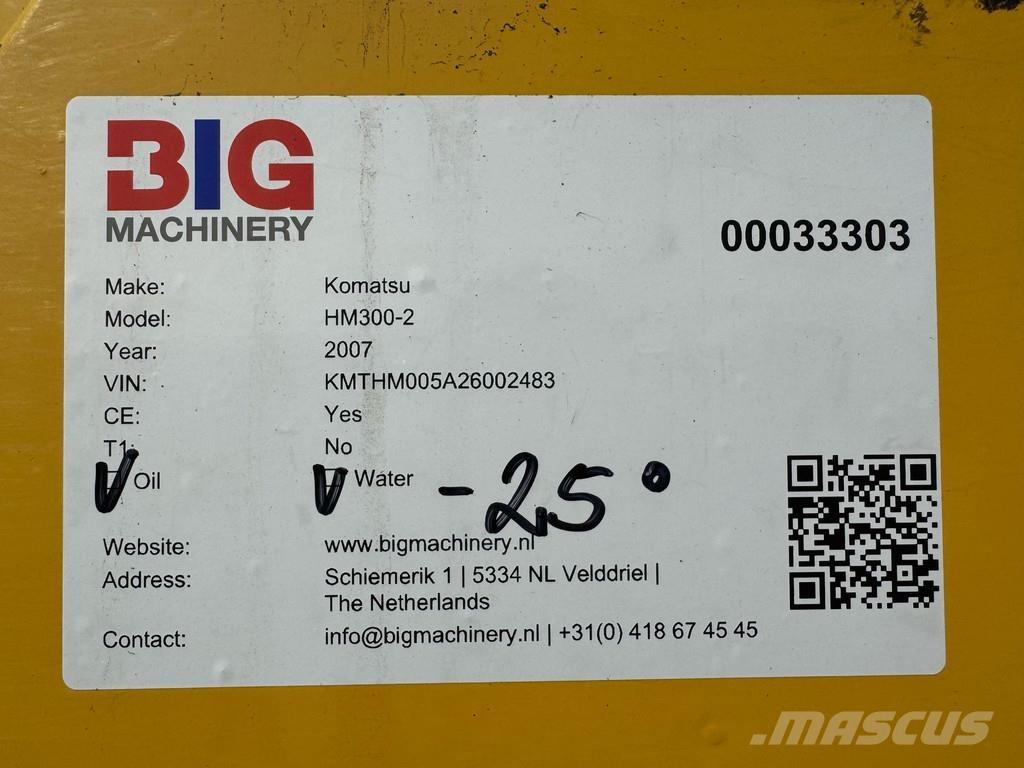 Komatsu HM300-2 Дъмпери/моторни превозни средства