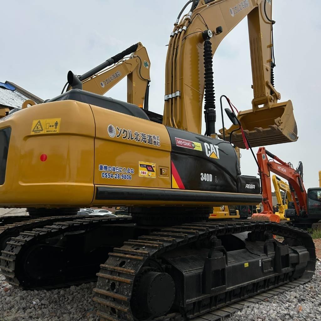 CAT 340D2L Верижен екскаватор