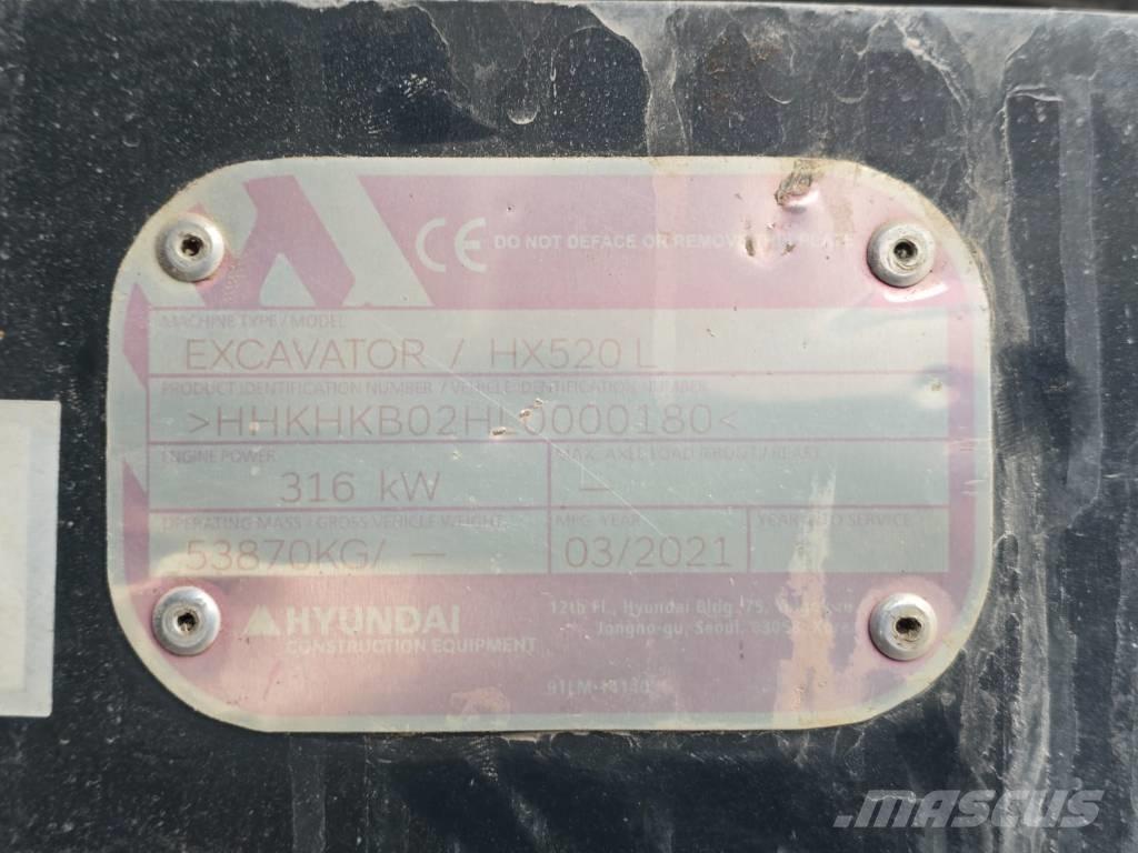 Hyundai HX 520 L Верижен екскаватор