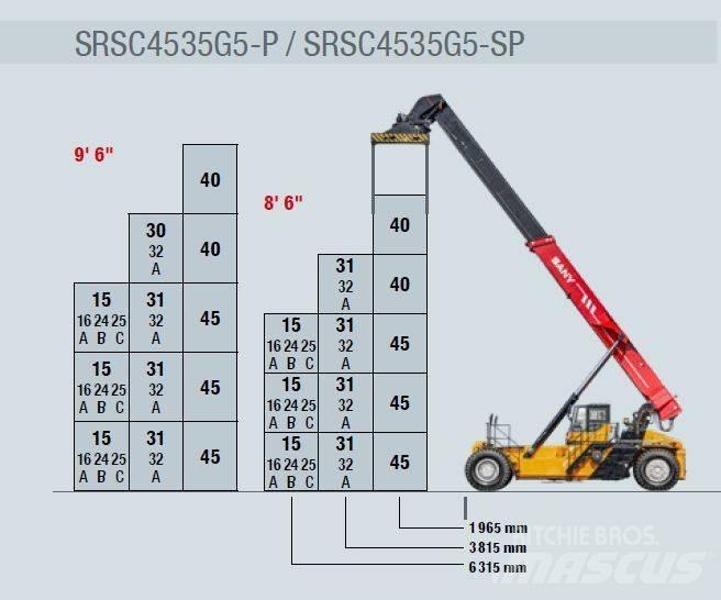 Sany SRSC4535G5-SP Кари повдигачи на контейнери