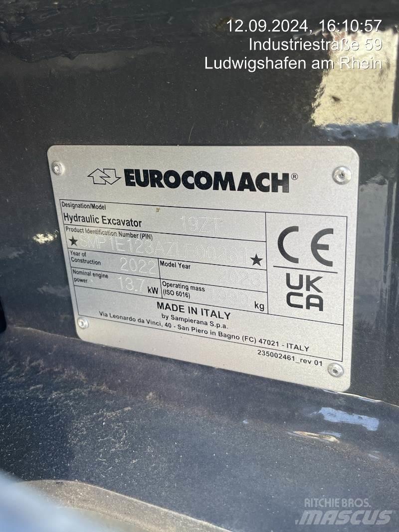 Eurocomach 19ZT Мини екскаватори < 7 т