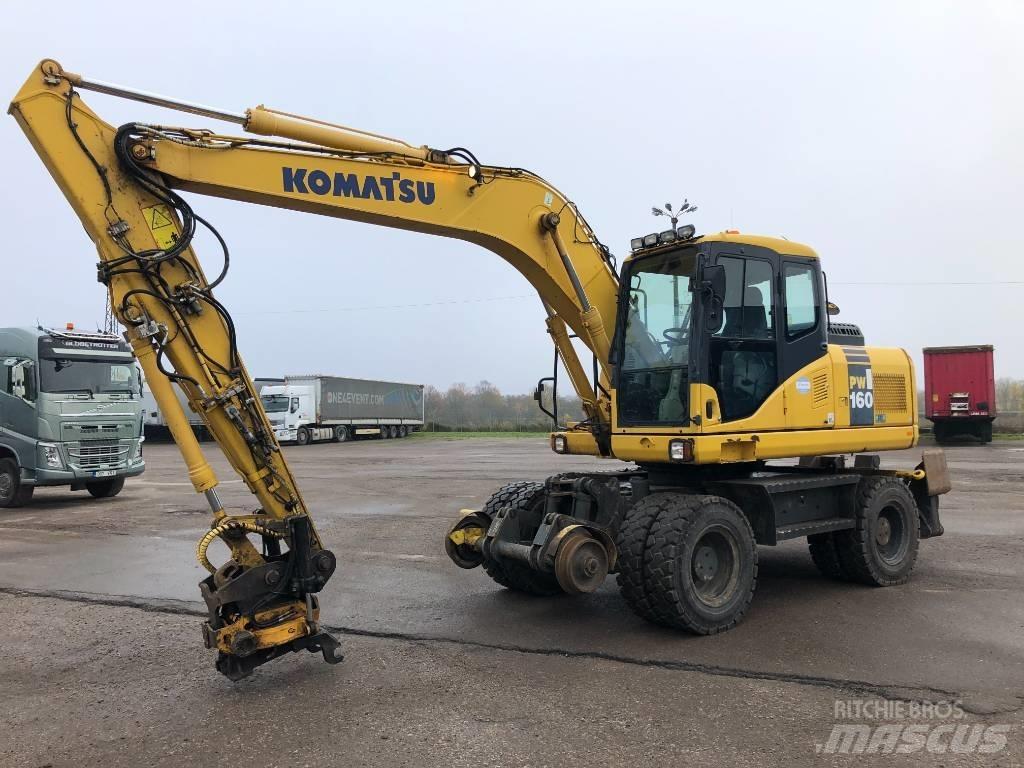 Komatsu PW160-7E0 Колесни екскаватори