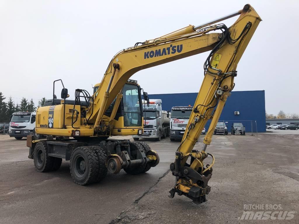 Komatsu PW160-7E0 Колесни екскаватори