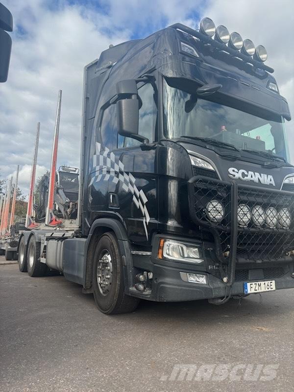 Scania R650B6X4NB За превоз на дървени трупи