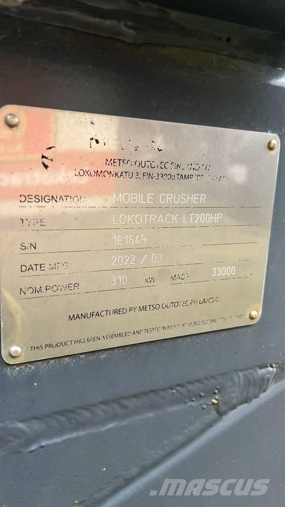Metso LT 200 HP Мобилни трошачки
