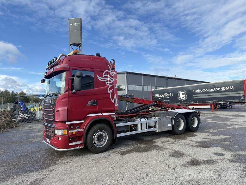 Scania R620 6X4 Камиони с кран с кука