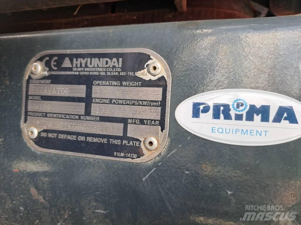 Hyundai HW160 Колесни екскаватори