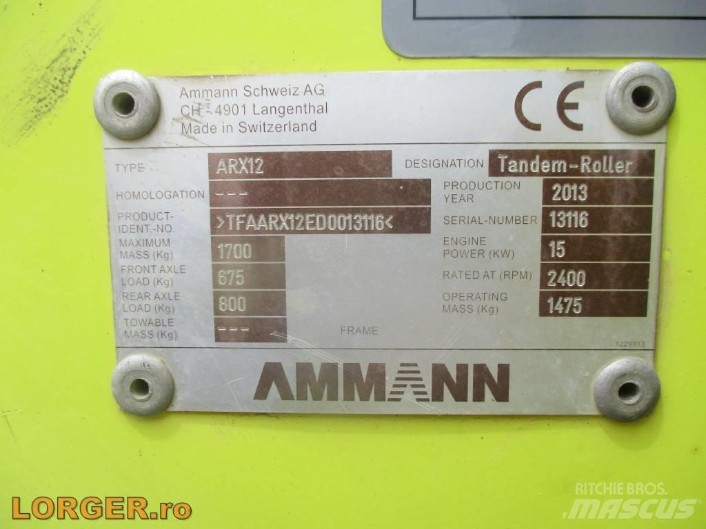 Ammann ARX 12 Двойни барабанни ролки
