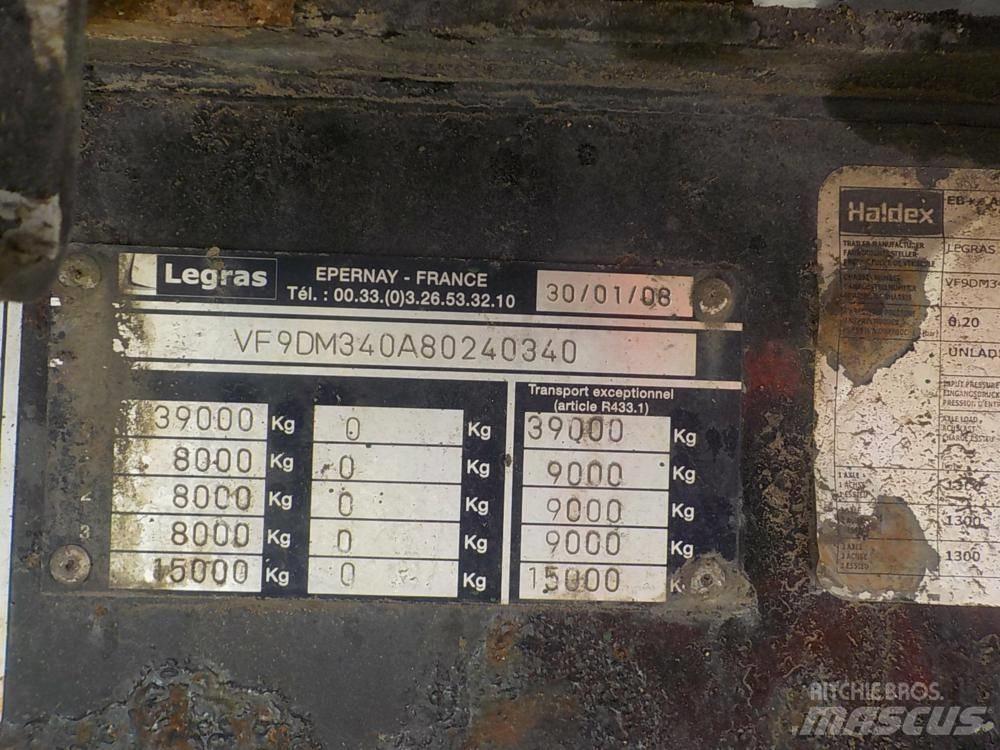 Legras PISO MOVIL Други полуремаркета
