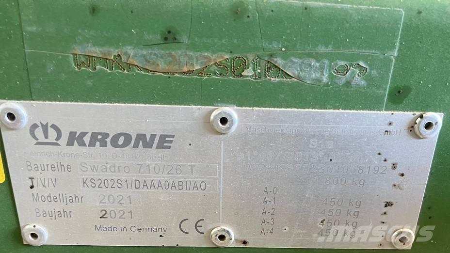 Krone 710/26T Уиндроуърс/Косачки за сено и др.
