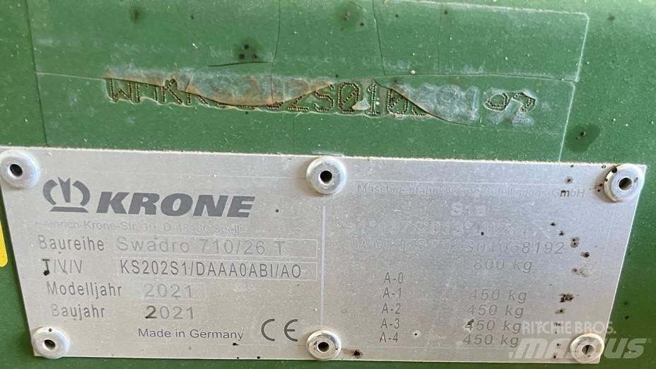 Krone 710/26T Уиндроуърс/Косачки за сено и др.
