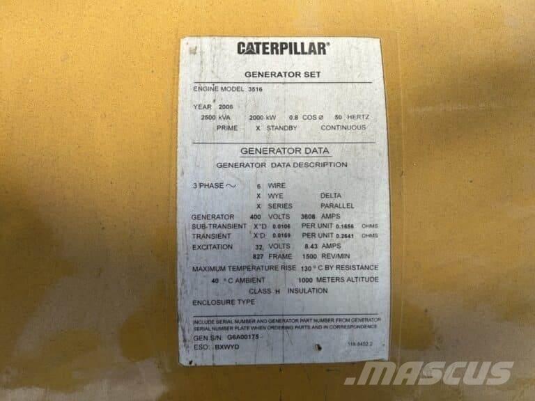 CAT SR4 - 827 frame Други генератори
