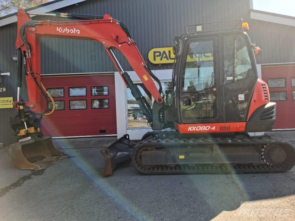 Kubota KX 080-4 Средни екскаватори 7т - 12т