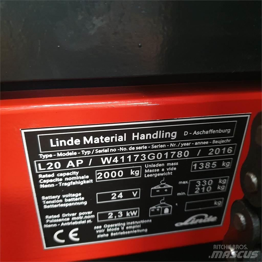 Linde L20APi Колички високоповдигачи с теглич