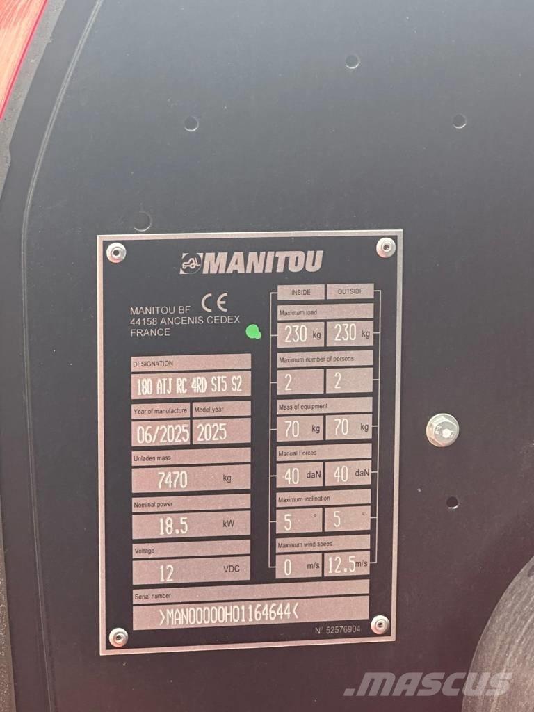 Manitou 180 ATJ Съчленени стрелови подемници