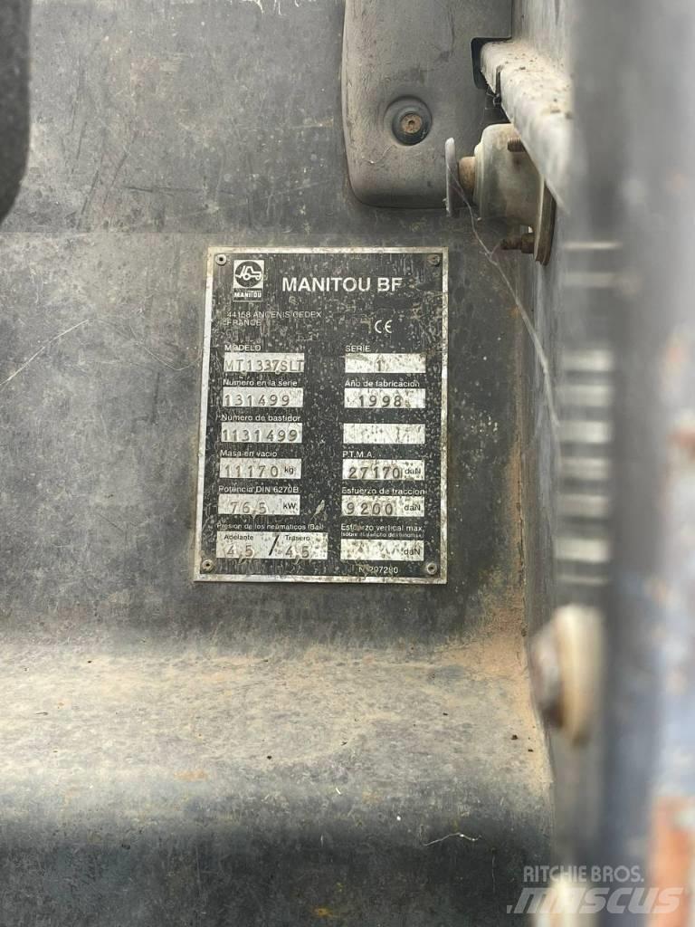 Manitou MT 1337 SL T Телескопични товарачи
