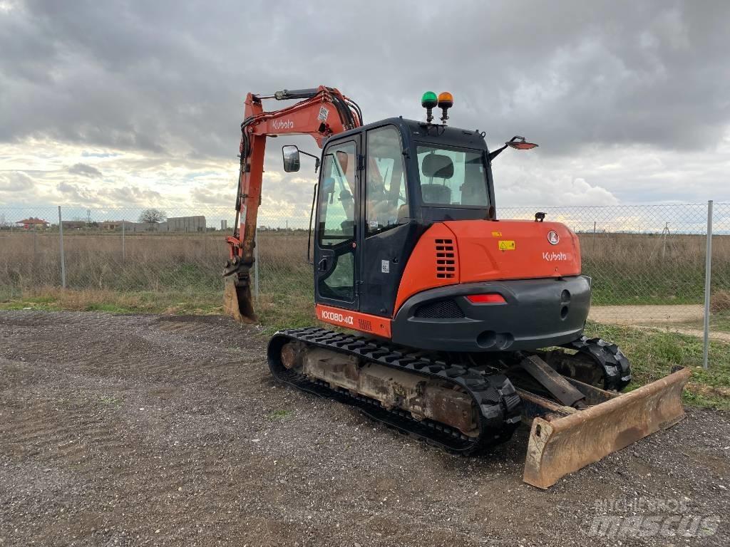 Kubota KX 080-4 Средни екскаватори 7т - 12т