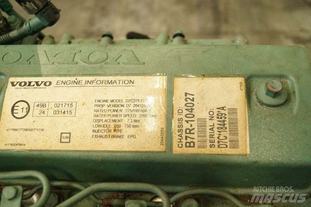 Volvo D7C USED Двигатели