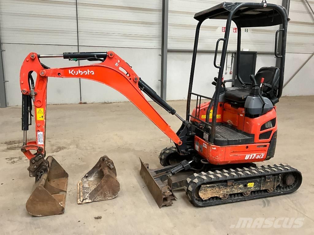 Kubota U 17-3 A Мини екскаватори < 7 т