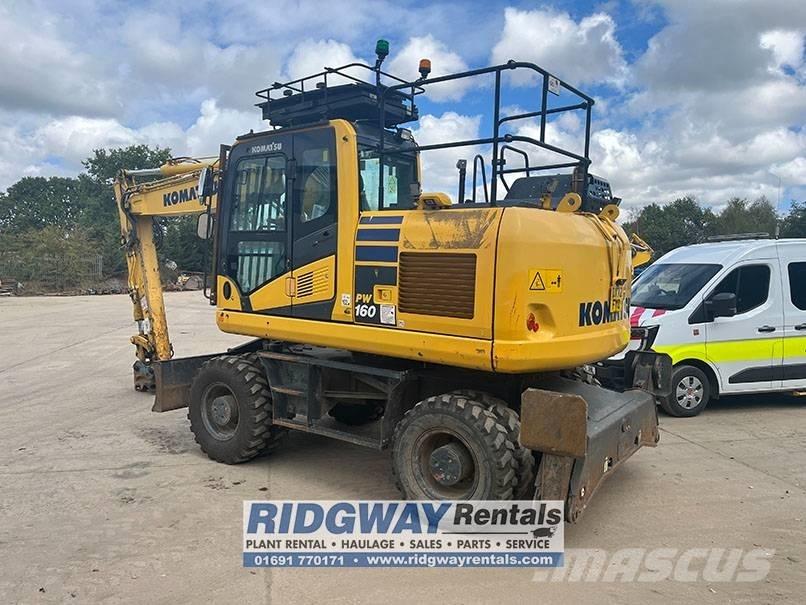 Komatsu PW 160 Колесни екскаватори