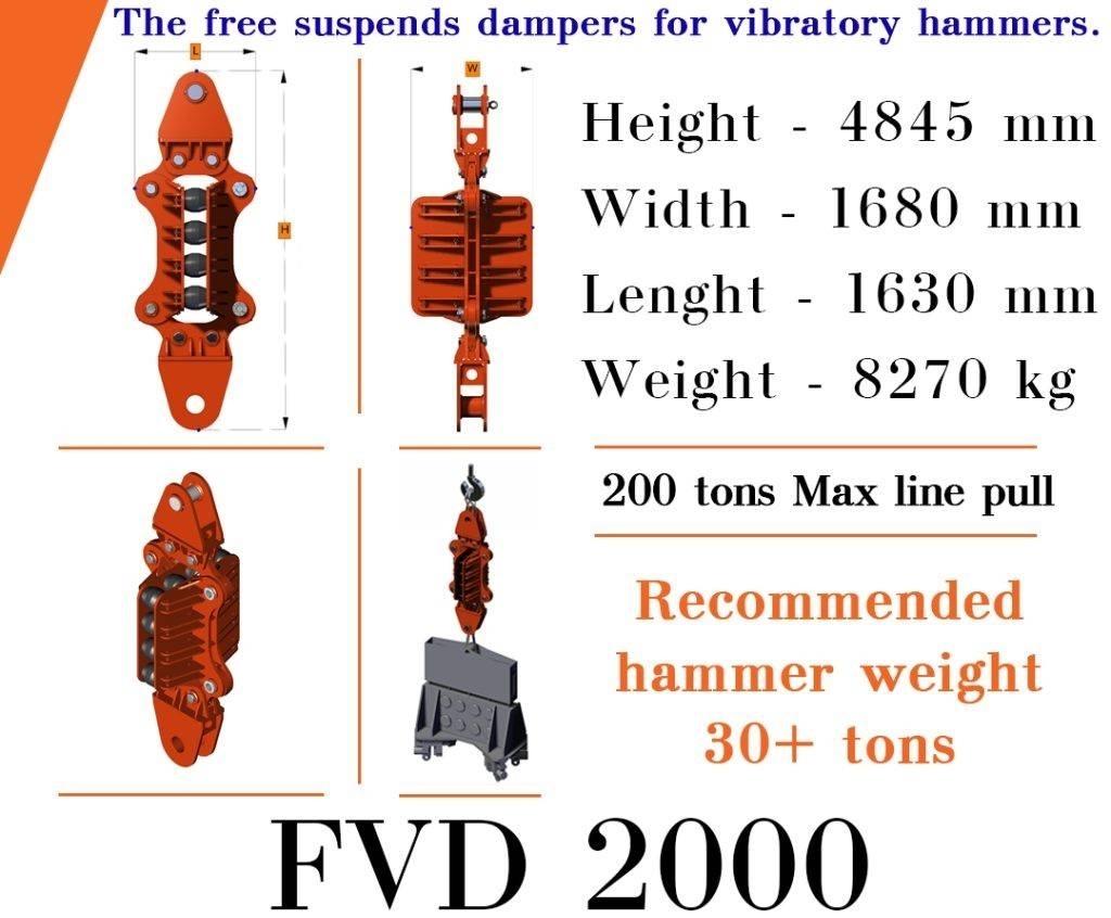  Finaros FVD 2000 Хидравлични чукове за набиване