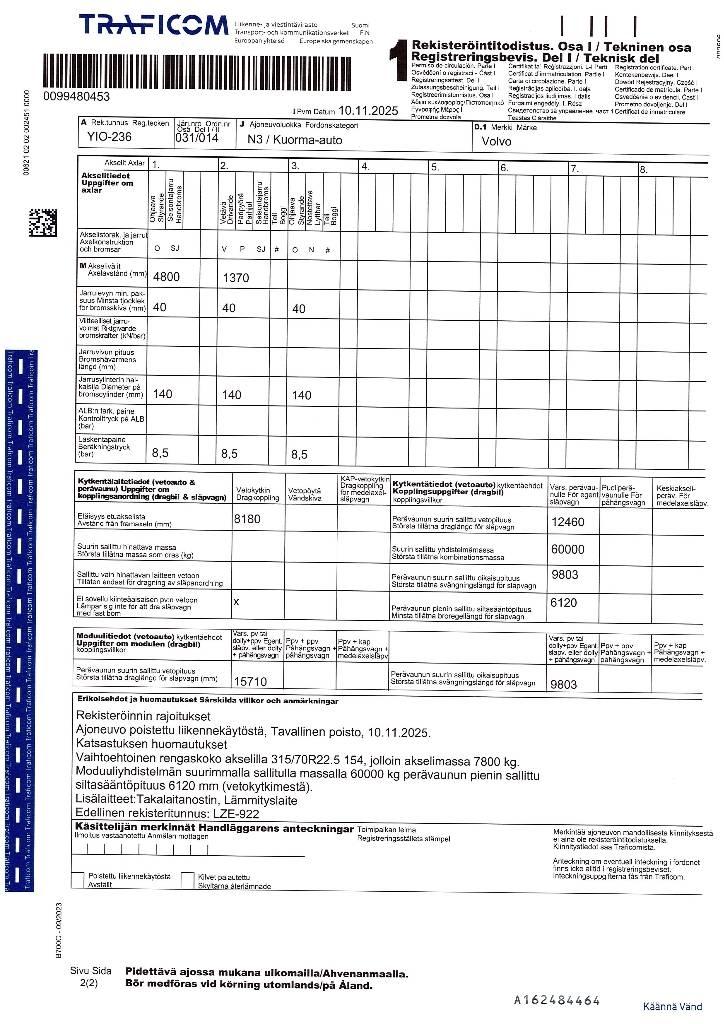 Volvo FH 13 Каросерии