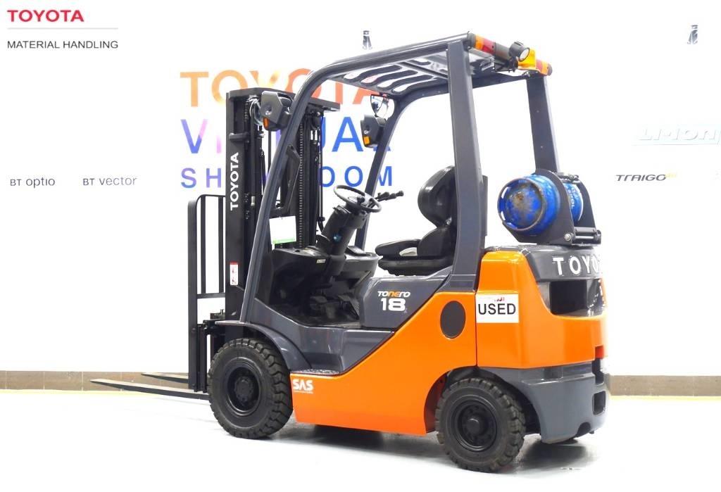 Toyota 02-8FGF18 Камиони с АГУ