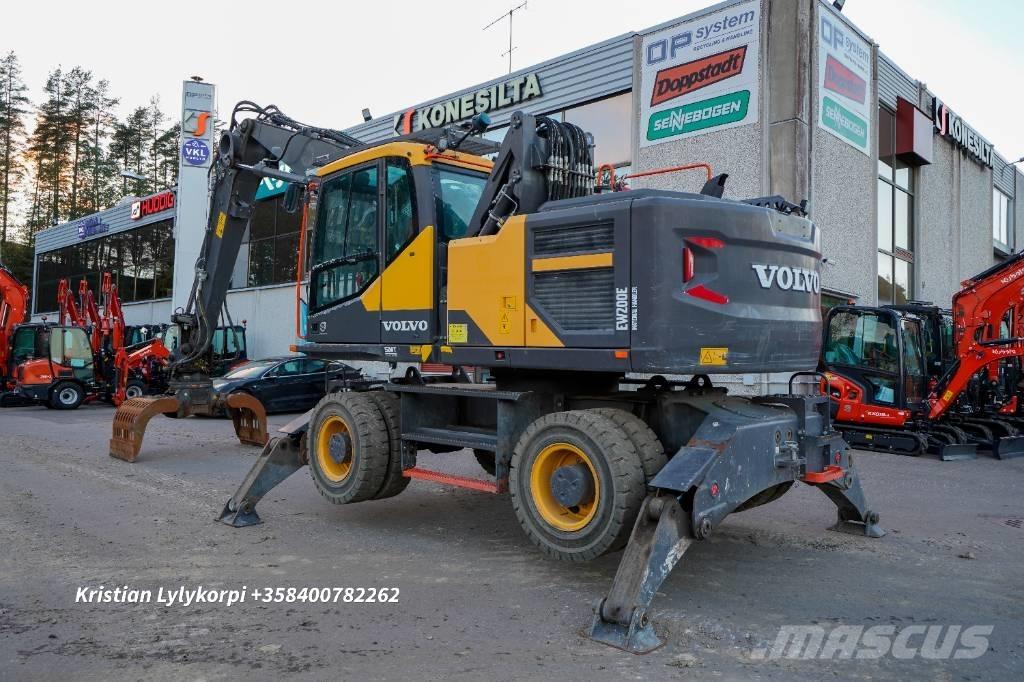 Volvo EW 200 E MH Оператори на отпадъци/индустрия
