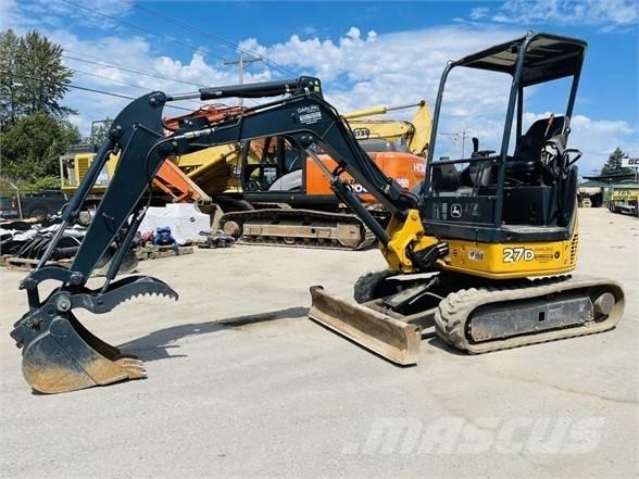 John Deere 27D Мини екскаватори < 7 т