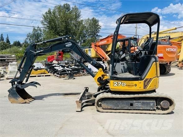 John Deere 27D Мини екскаватори < 7 т