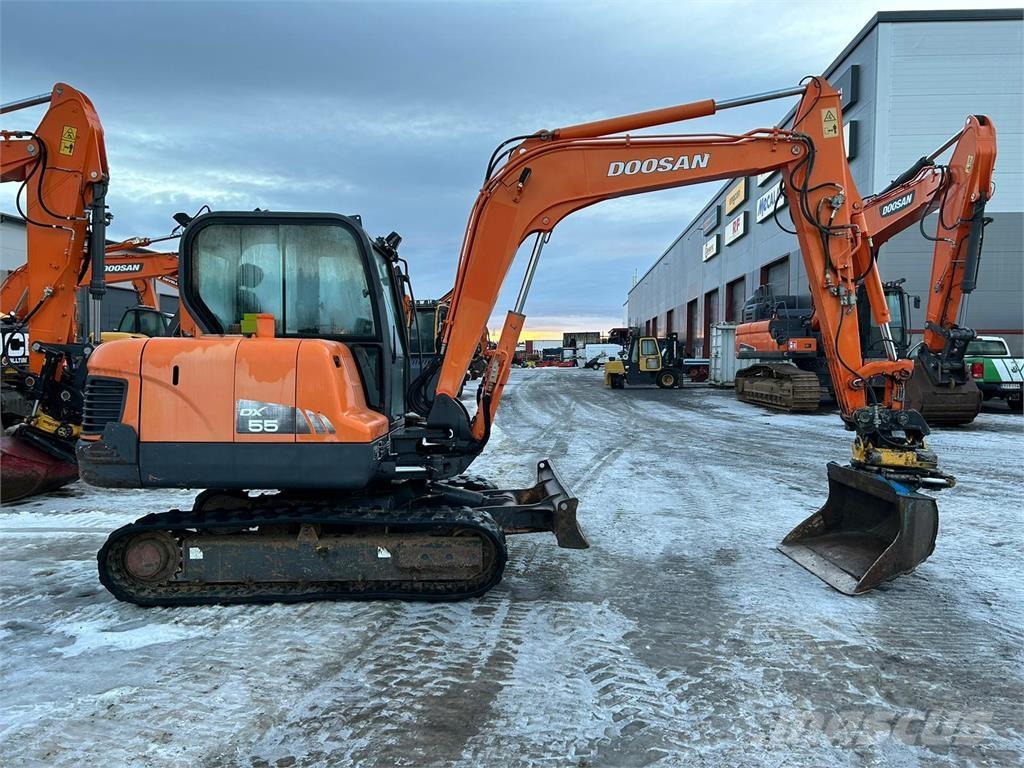 Doosan dx55 Мини екскаватори < 7 т
