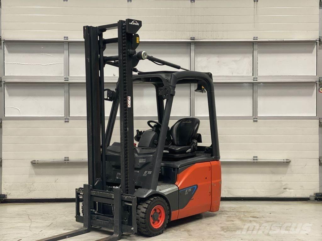 Linde E15-02 Електрически вилични кари-повдигачи
