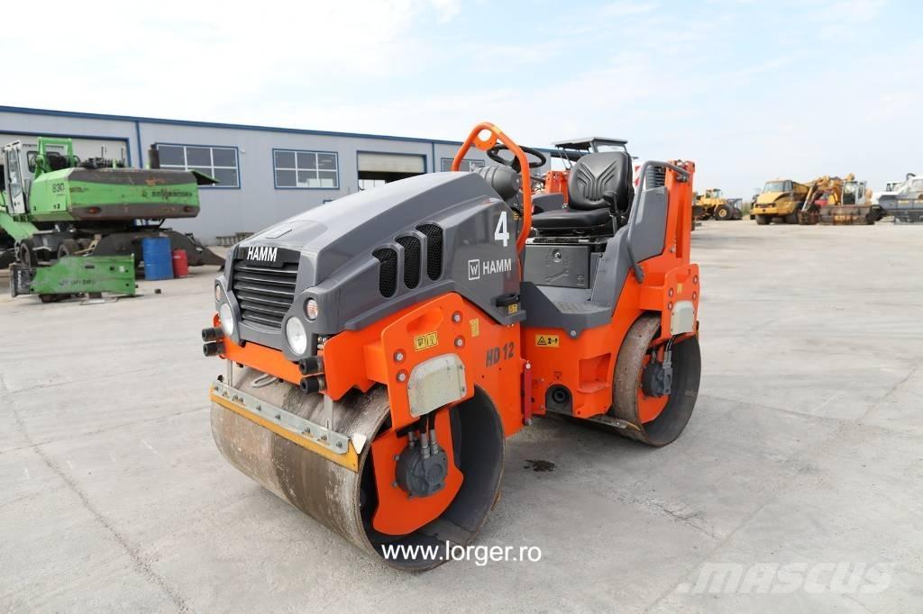 Hamm HD 12 VV Двойни барабанни ролки
